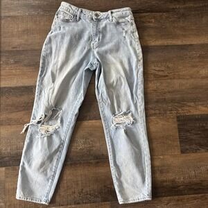 SO‎ Kohls High Rise Mom Jean 5/27  Distressed